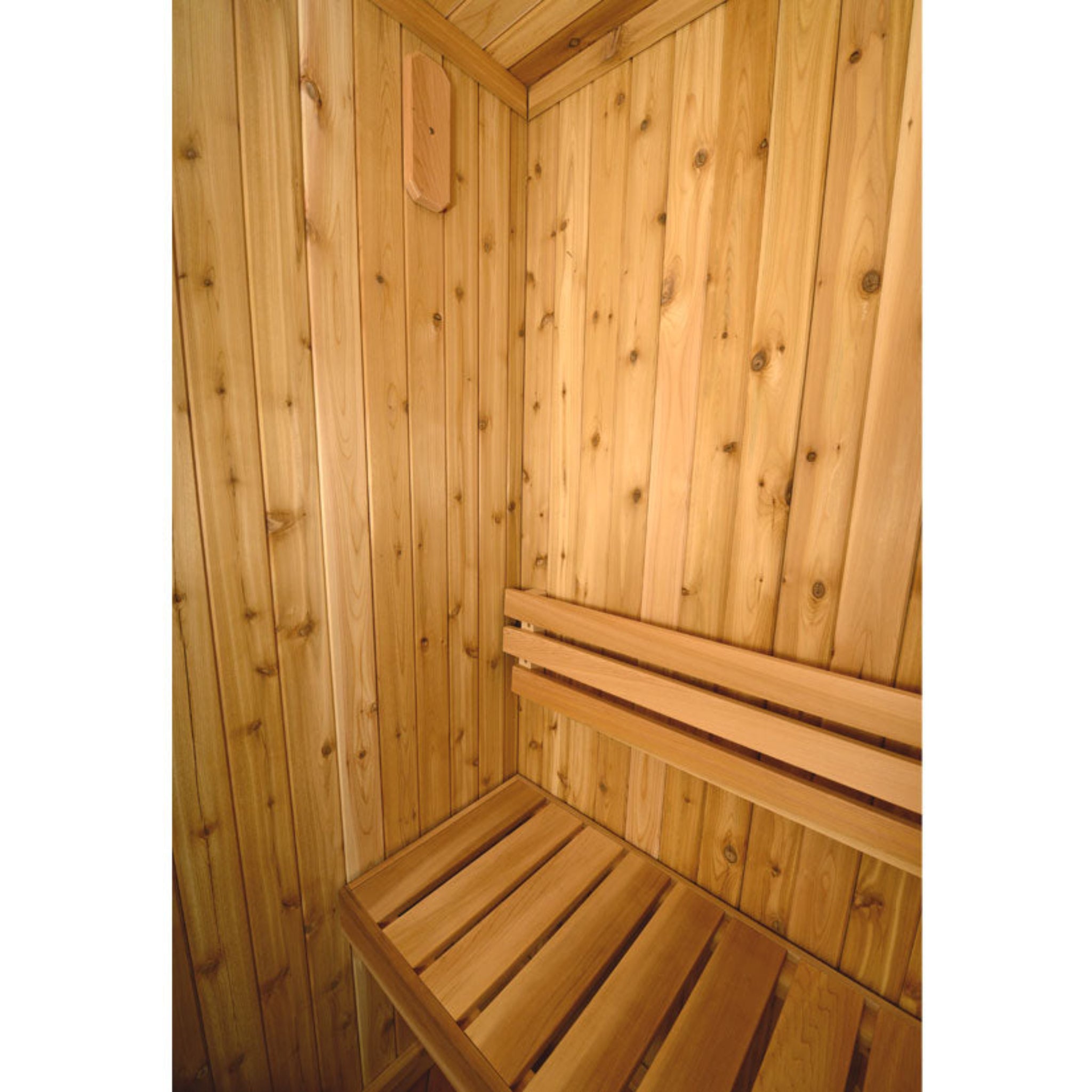 Logan 1-Person Indoor Sauna in Rustic Cedar