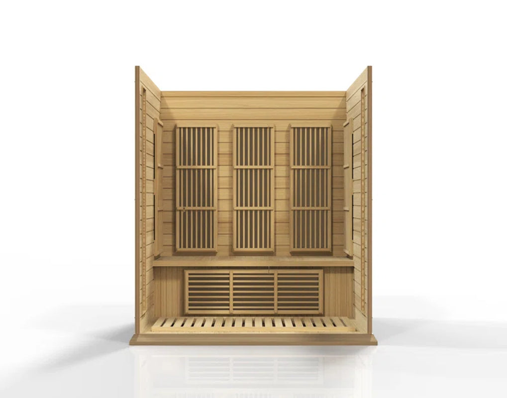 3 - Person FAR Infrared Sauna in Hemlock