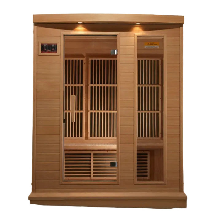 3 - Person FAR Infrared Sauna in Hemlock